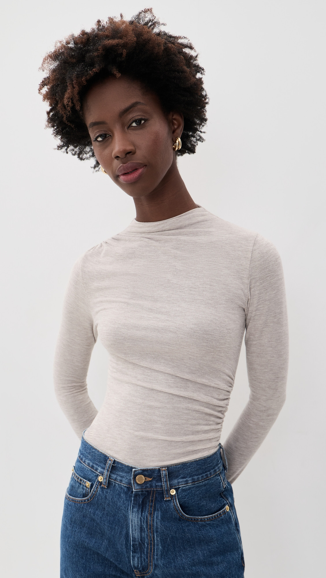 RAILS Joelle Top Heather Oatmeal XXL | Shopbop