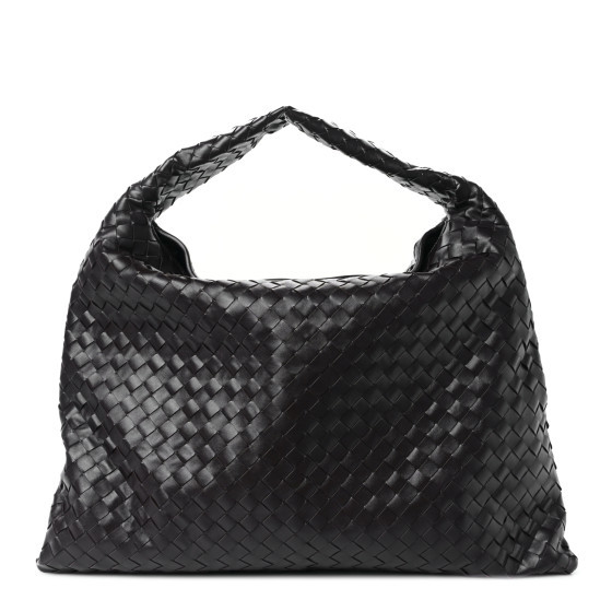 Nappa Intrecciato Large Hop Ebano | FASHIONPHILE (US)