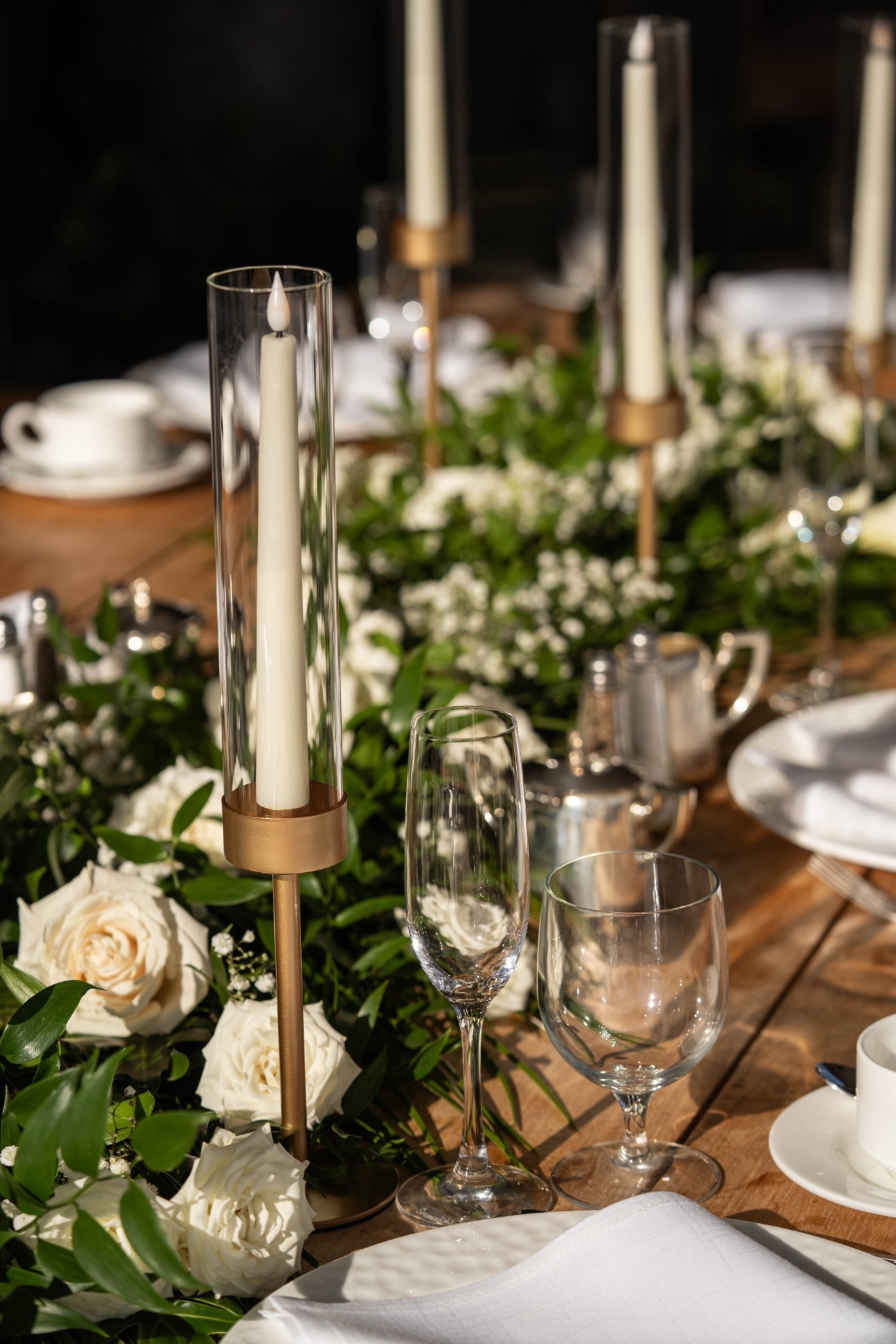 Wedding Brunch🍊 Shop these real-wax, flickering, battery-operated taper candles and holders. #wedding #brunch #ritzcarlton 

#LTKHome #LTKParties #LTKWedding