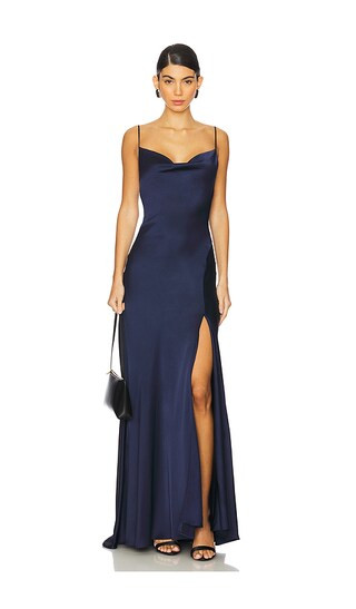 Finley Gown in Midnight | Revolve Clothing (Global)