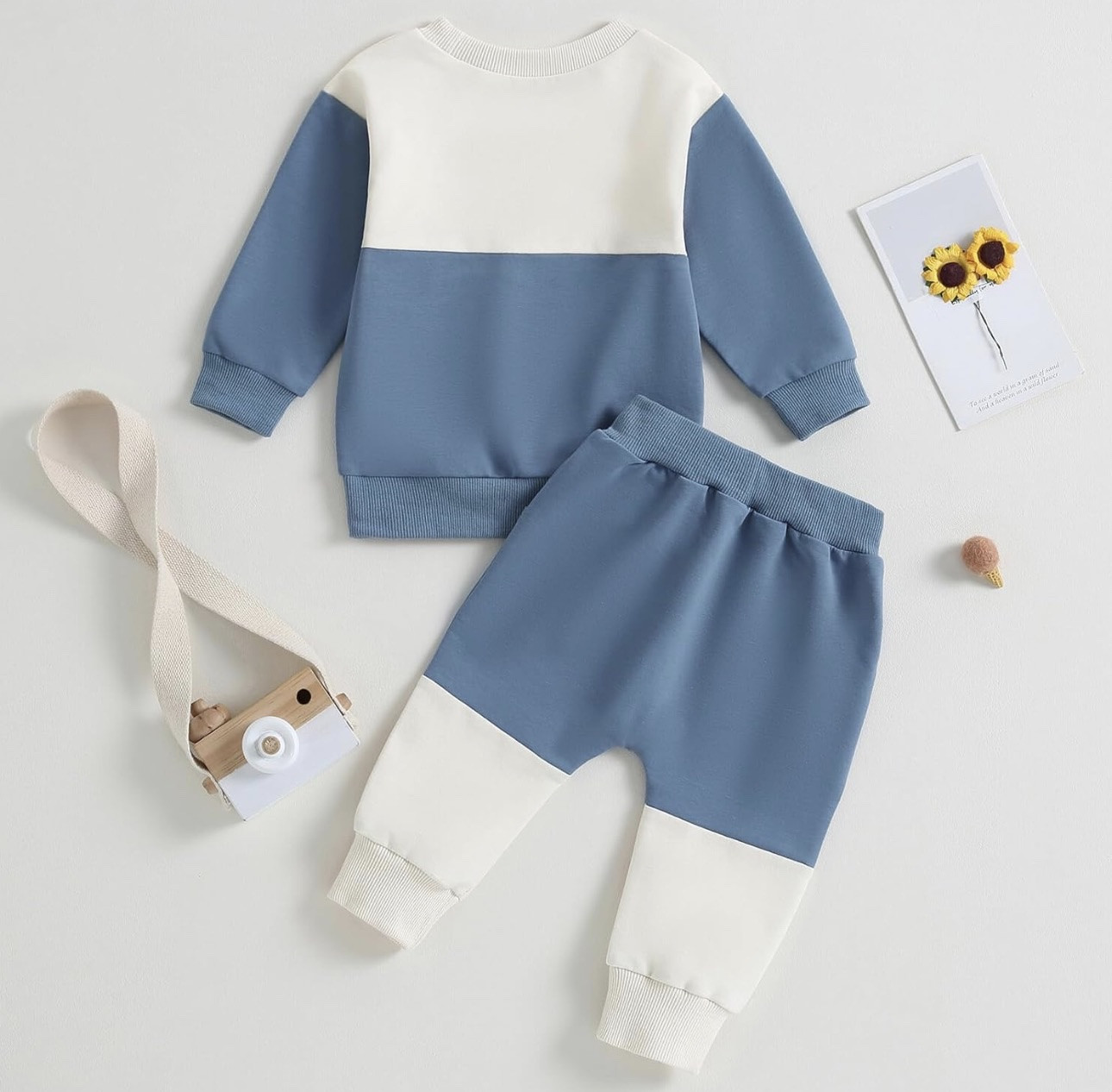 Kupretty Toddler Baby Boy Fall Winter Clothes Color Block Long Sleeve Sweatshirt Pullover Tops + Joggers Pants Outfit Set

#LTKBaby