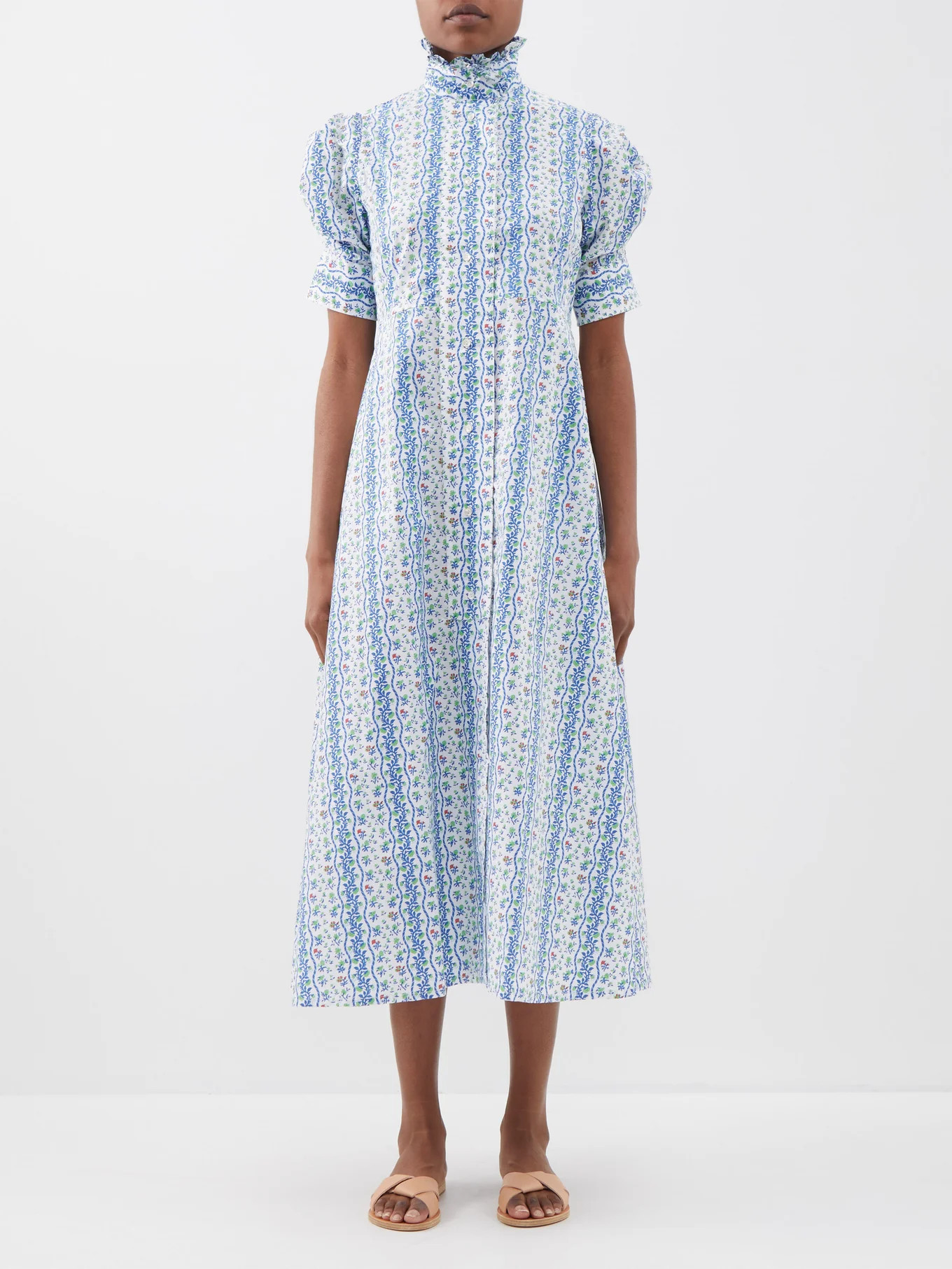 Venetia printed cotton-poplin shirt dress | Thierry Colson | Matches (US)