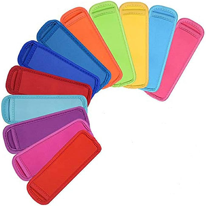 Popsicle Holder Ice Popsicles Bags Neoprene Insulator Sleeves Reusable Freezer Pop Holders Antifr... | Amazon (US)