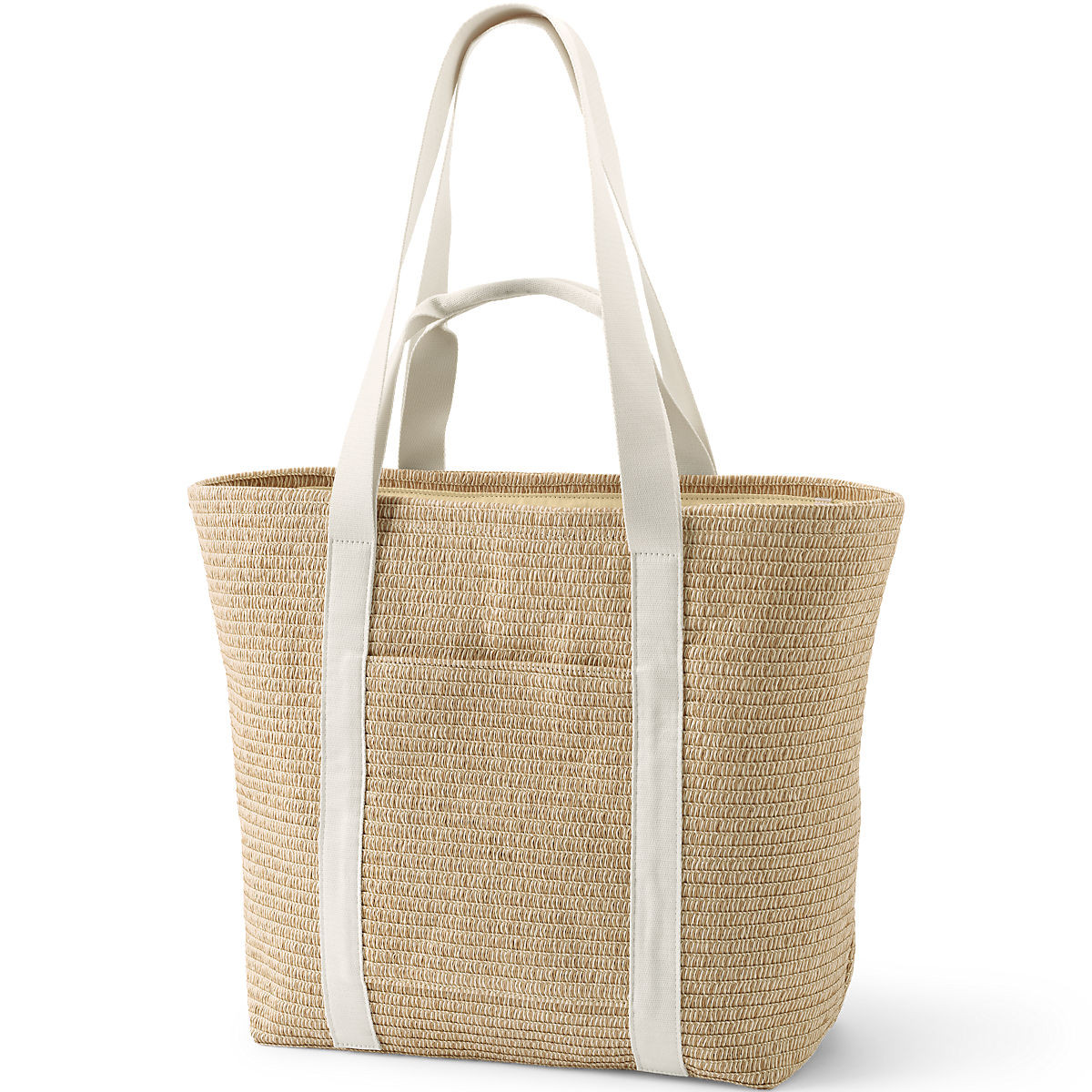 Dual Handle Beach Tote | Lands' End (US)