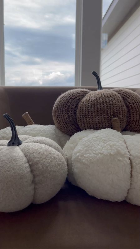 Pumpkin pillows! #fallhomedecor #homedecor #pumpkinpillows

#LTKhome