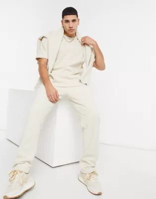 Reebok Classics Toast co-ord joggers in off white terry towelling exclusive to ASOS | ASOS (Global)