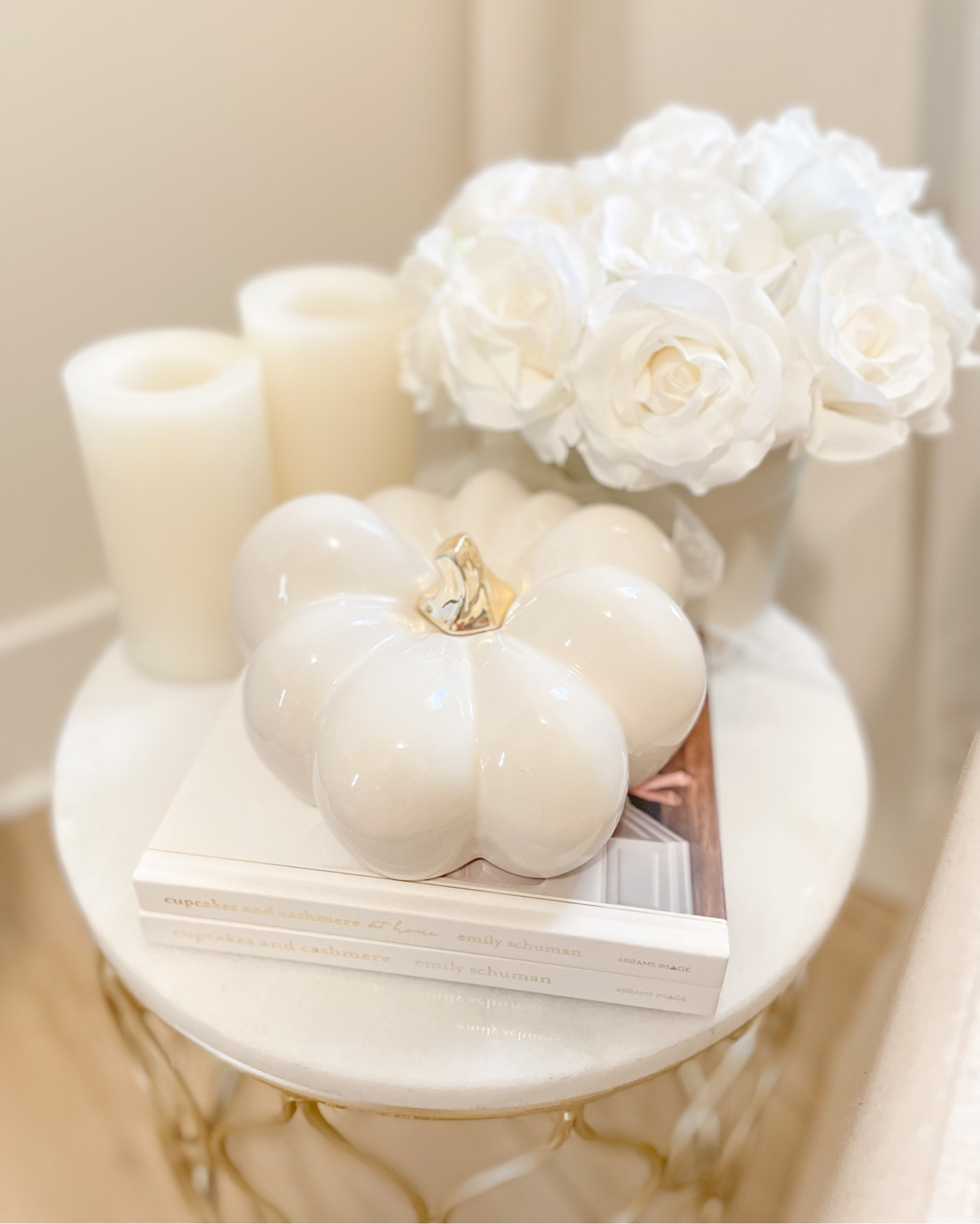 I found this beautiful pumpkin at Marshall’s today and had to add it to my collection! 🤍 

Fall 2023 Home Decor 

#LTKhome #LTKSeasonal #LTKunder50