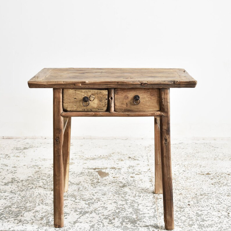 Rustic Antique Elm Console Table Y - Etsy UK | Etsy (UK)