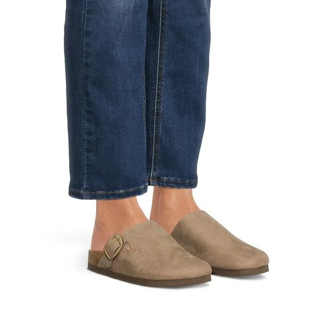 Time and Tru Women's Buckle Clogs - Walmart.com | Walmart (US)