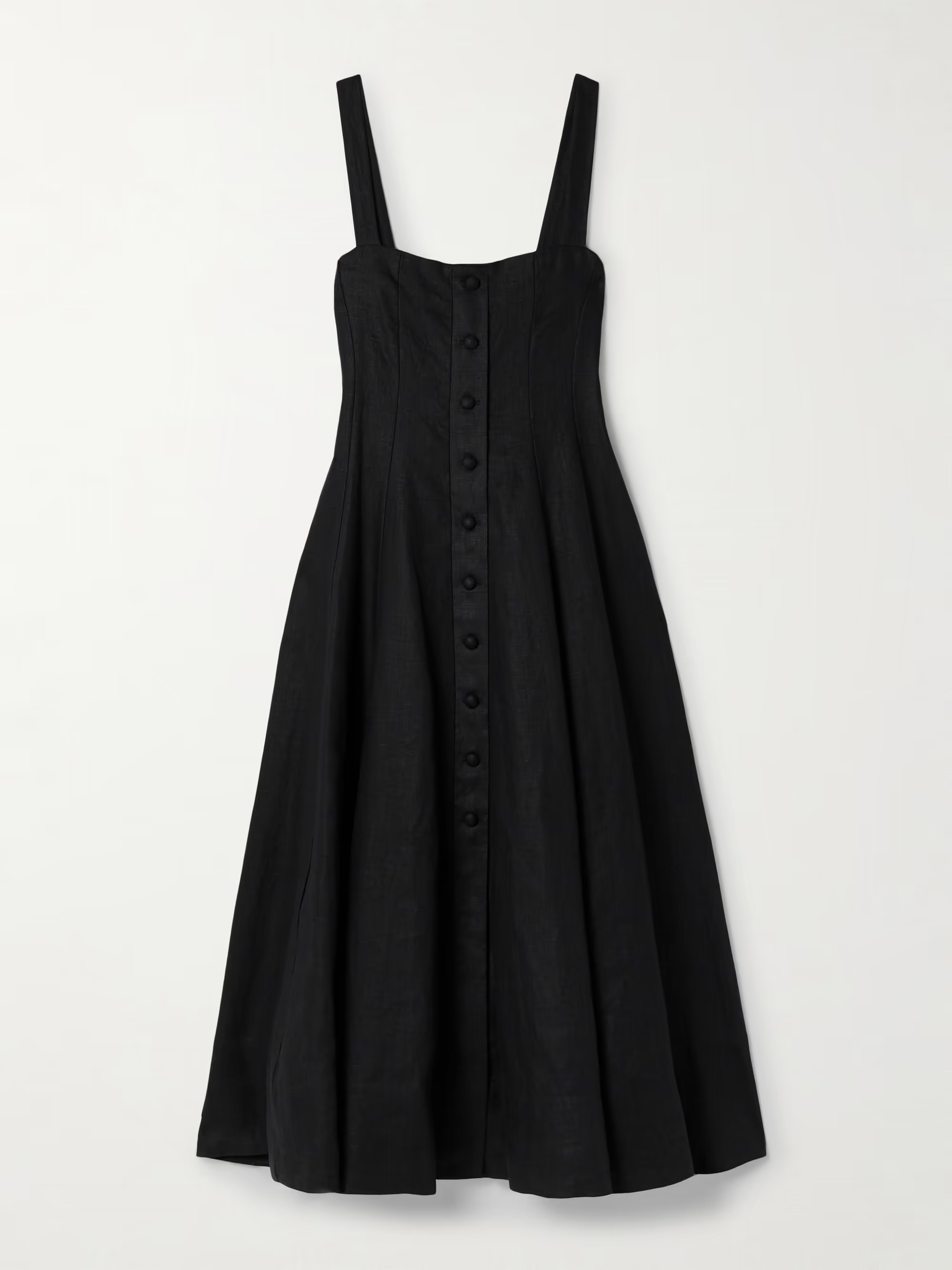 Corbiere pleated linen midi dress | NET-A-PORTER APAC