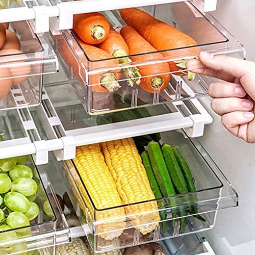 Refrigerator Drawers, 2-PACK LALASTAR Pull Out Refrigerator Storage Drawers, Mini Fridge Organizer B | Amazon (US)