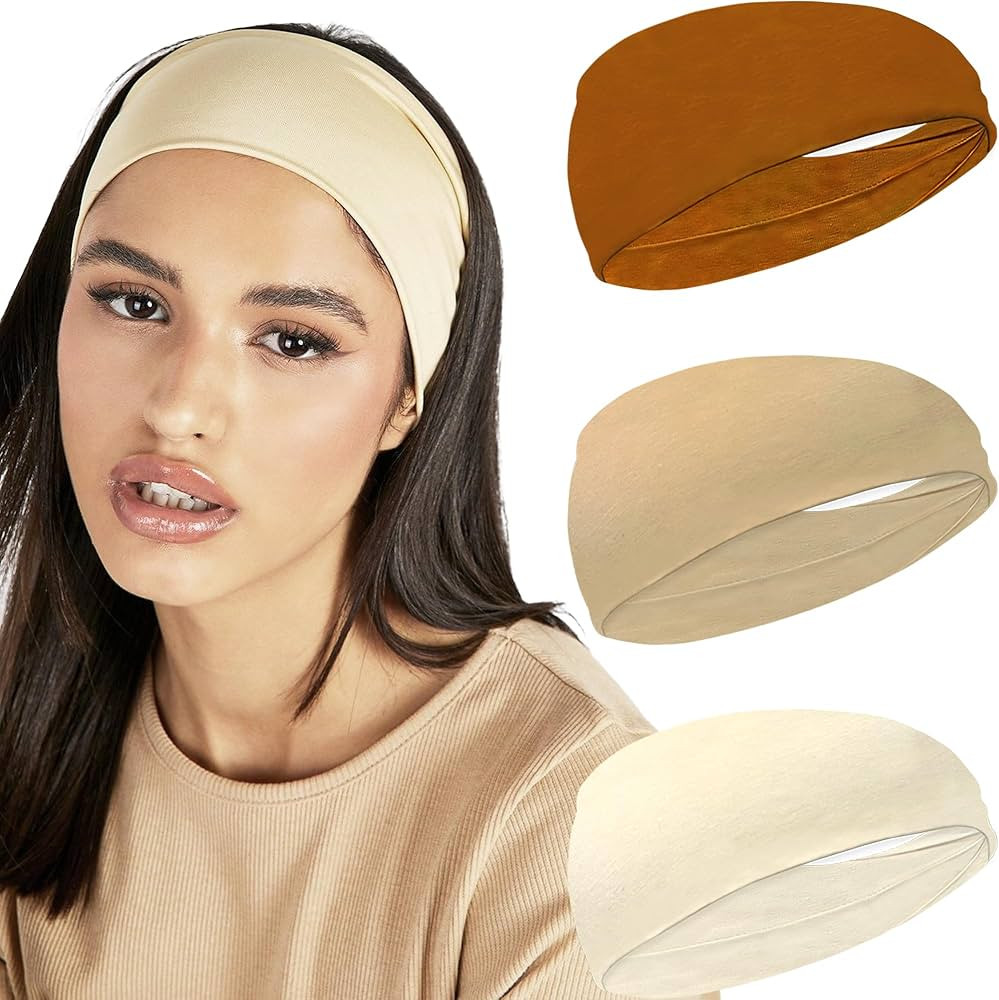 JOYOYO Unisex Headbands for Women's Hair Soft Stretchy Fabric Kylie Head Band Bandeaux Hair Acces... | Amazon (US)