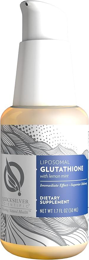 Amazon.com: Quicksilver Scientific Liposomal Glutathione - Antioxidant Liquid Supplement with Pho... | Amazon (US)