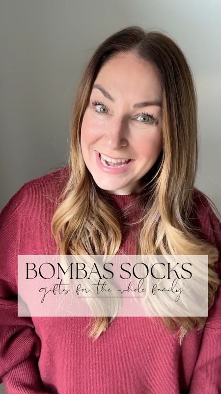 Bombas socks are a great gift for the whole family! For every item purchase, one is donated to someone experiencing homelessness. New customers use code RM20 for 20% off @bombas #sponsored

#LTKVideo #LTKCyberWeek #LTKHoliday