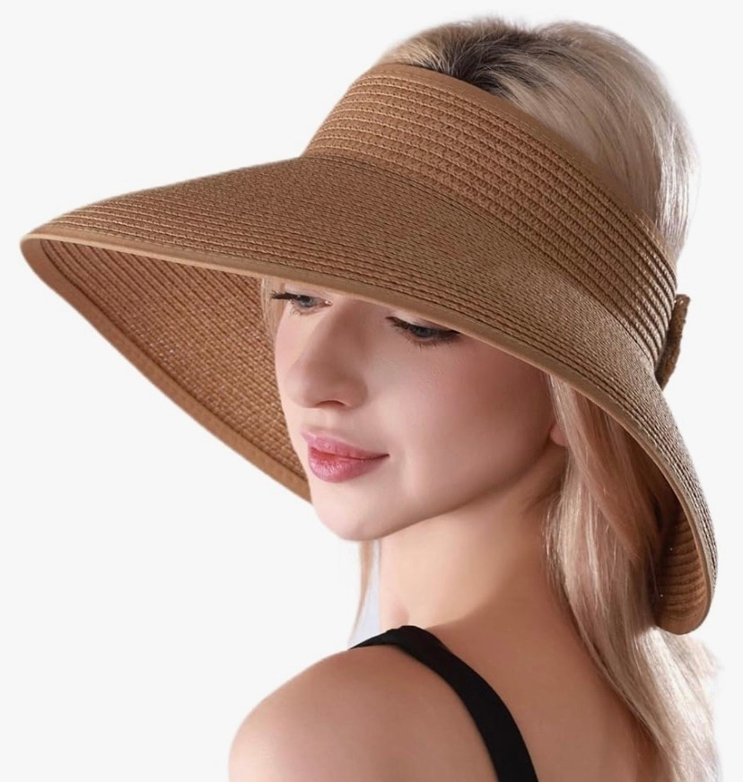 Packable straw visor, perfect for a beach vacation and layovers! $9-$15 depending on the color!
Travel accessories. Sun hat. Girls trip  

#LTKSwim