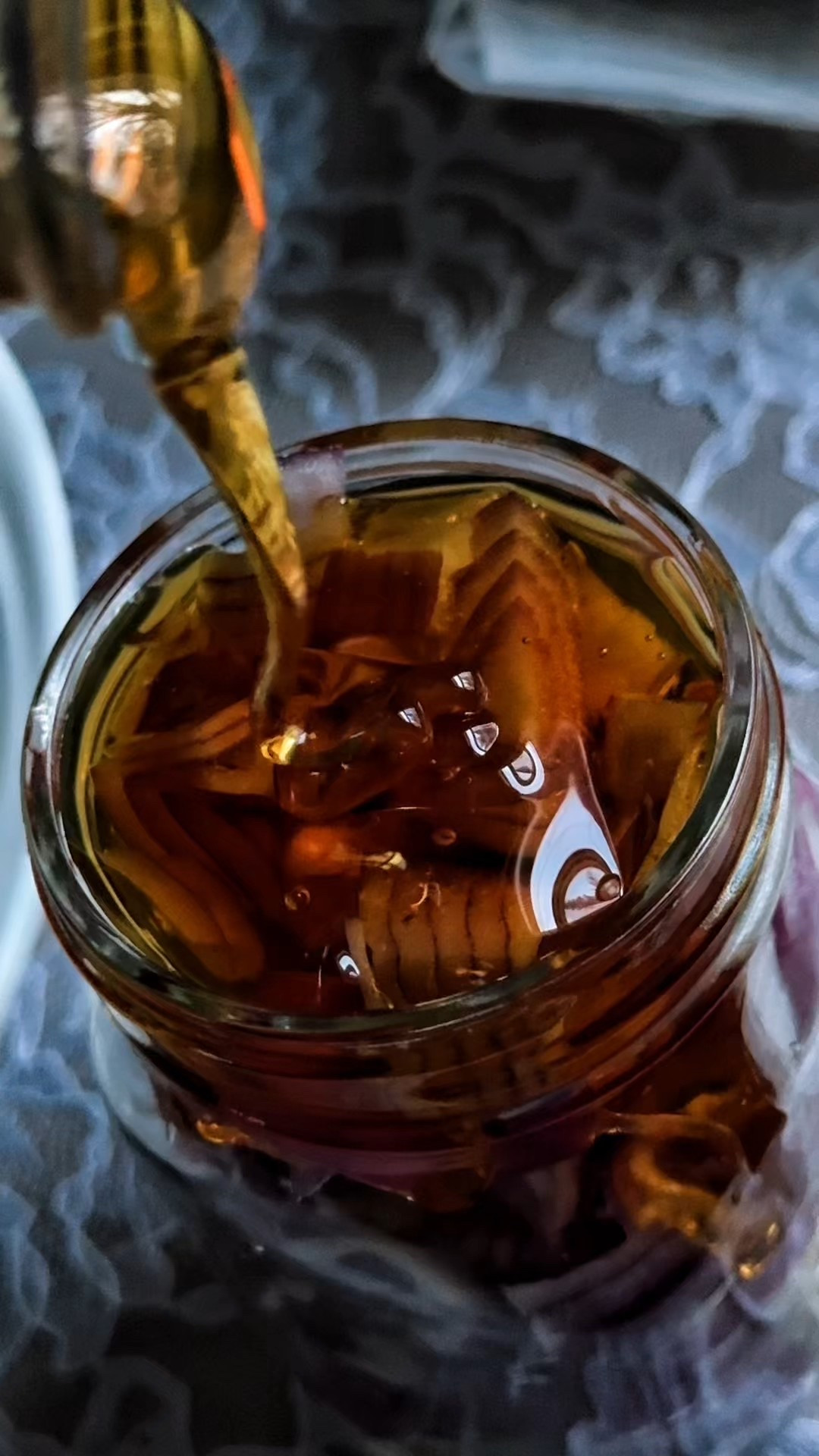 Consult with a professional before starting new remedies. Not for infants under 1.

Natural Winter Wellness: My Homemade "Kitchen Apothecary" Cough Syrup 🧅🍯

January is all about resetting and supporting our bodies naturally! 🌿 When the winter sniffles hit my house, I skip the store-bought stuff and head straight to the pantry for this traditional Garlic, Red Onion, and Cinnamon Honey Syrup.
This is a powerhouse remedy: Red onion provides quercetin, garlic offers antimicrobial support, and raw honey is the ultimate throat-soother. I’ve linked all the "Apothecary Essentials" I use to make this, including my favorite amber glass jars and organic Ceylon cinnamon!
The "No-Strain" Recipe:
• 1 Red Onion (chopped)
• 3–4 Garlic Cloves (smashed)
• 2 Cinnamon Sticks * 1 cup Raw Honey (I prefer Buckwheat or Manuka for extra strength!)
How to make it:
1. Place the onion, garlic, and cinnamon in a glass jar.
2. Pour the raw honey over the top until everything is submerged.
3. Important: Leave the onion and garlic in for potency, but remove the cinnamon sticks after 48 hours!
4. Store in the fridge and take 1 tbsp as needed.

Note: Never give honey to infants under 1 year old. Consult a professional for persistent symptoms!

Shop the jars, tools, and ingredients below! 👇
#LTKwellness #LTKhome #NaturalRemedies #AmazonFinds #HomeApothecary #WinterWellness #HolisticHealth #CleanLiving #KitchenEssentials

#LTKSeasonal #LTKFindsUnder50 #LTKHome