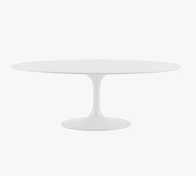 Aztec Oval Pedestal Dining Table | Pottery Barn (US)