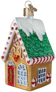 Old World Christmas Cookie Cottage Glass Blown Ornament for Christmas Tree, Handcrafted Holiday D... | Amazon (US)