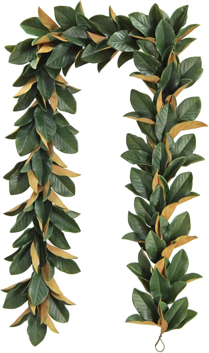 CG Hunter Holiday Collection Faux Garland, Premium Artificial Indoor and Outdoor Large 9-ft Magno... | Amazon (US)