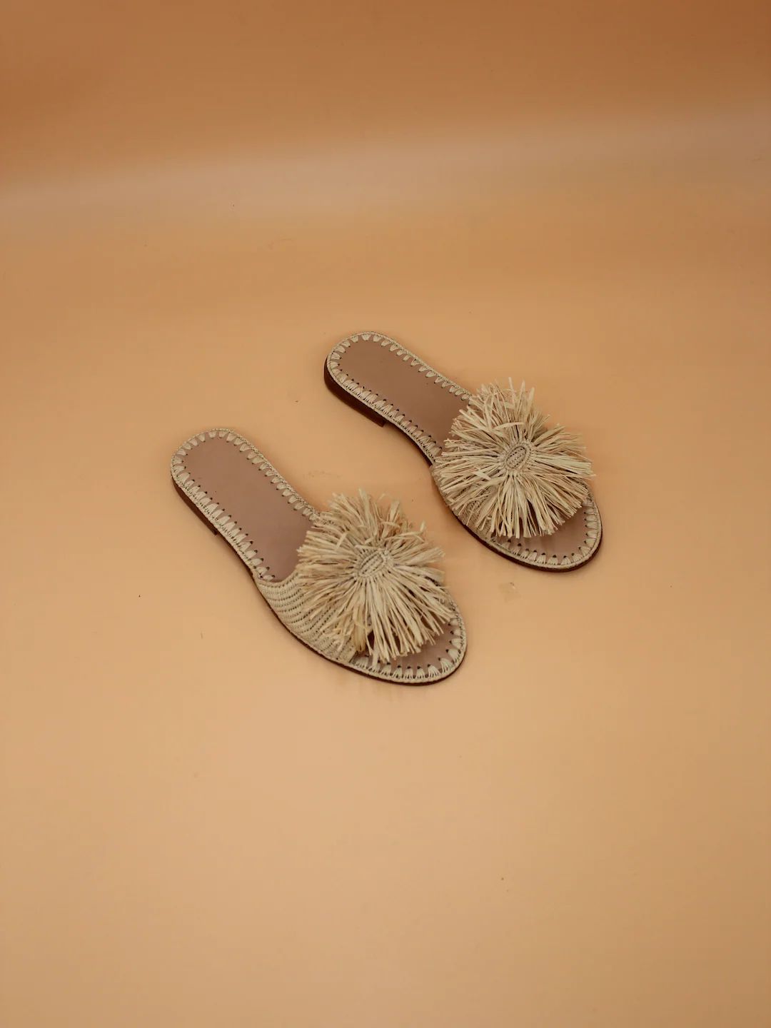 Women's Shoes-raffia Sandals-flat Sandals-handmade Sandals-open Toe Sandals-raffia Slide-birthday... | Etsy (US)