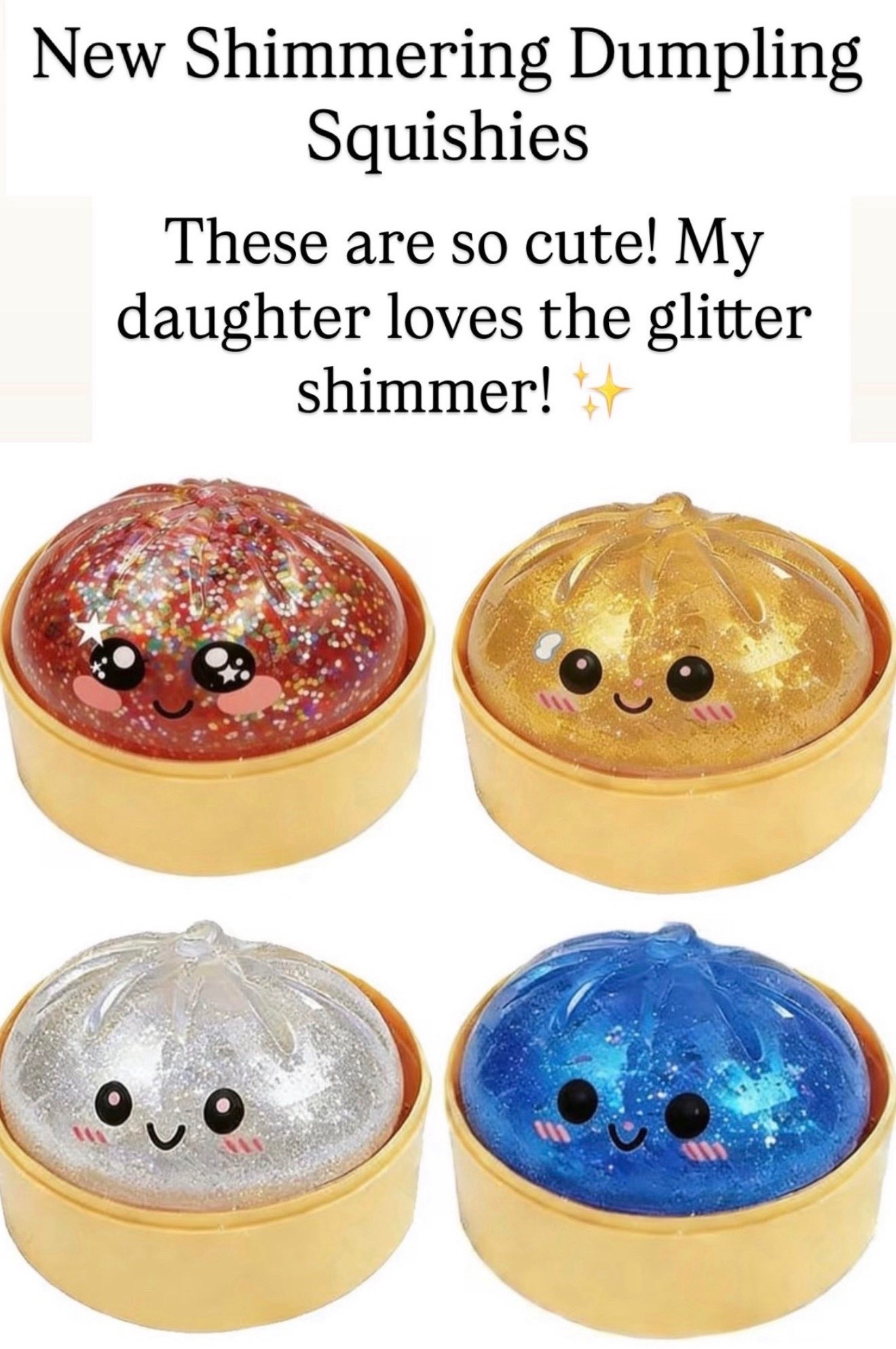 Glitter squish dumplings

#LTKKids