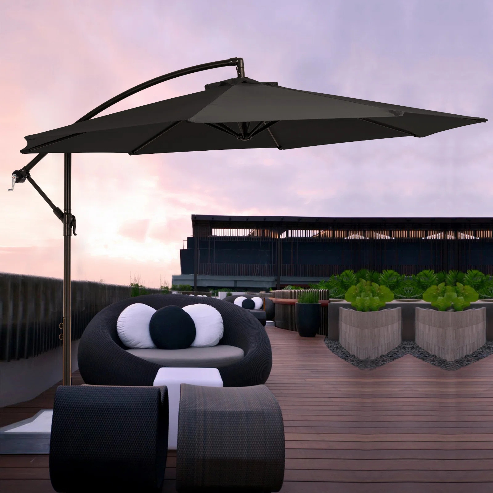 Hawkinsville 120'' Cantilever Umbrella | Wayfair North America