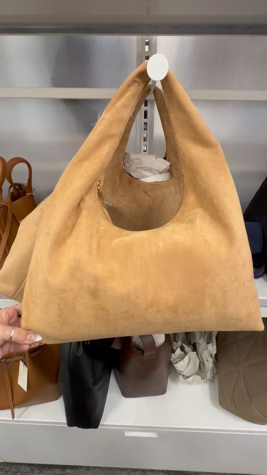 Strolling through Target & this purse caught my eye. Size and material are so good! Other colors available too! 

#LTKFindsUnder50