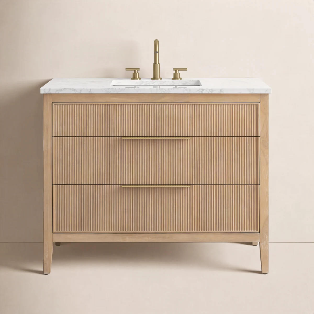 Bilroy 42" Oak Single Bathroom Vanity | Joss & Main