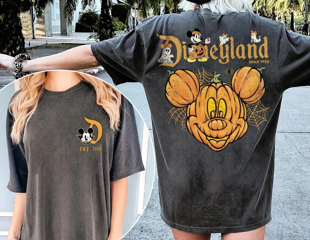 Vintage Disneyland and Walt Disney World Halloween 2 Side - Etsy | Etsy (US)