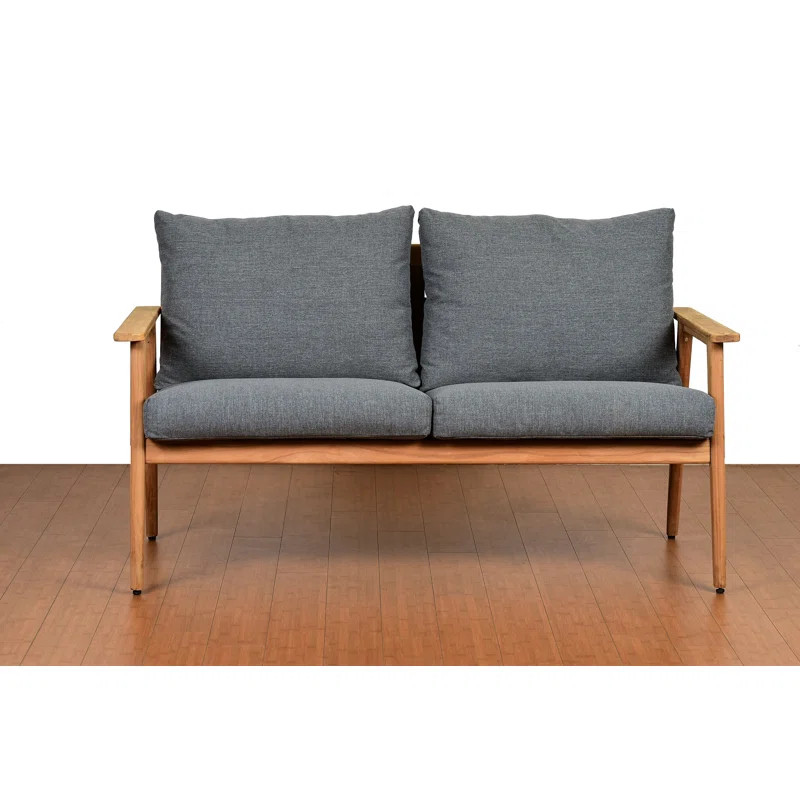 Tempo Teak 4 - Person Outdoor Seating Group with Cushions | Wayfair North America