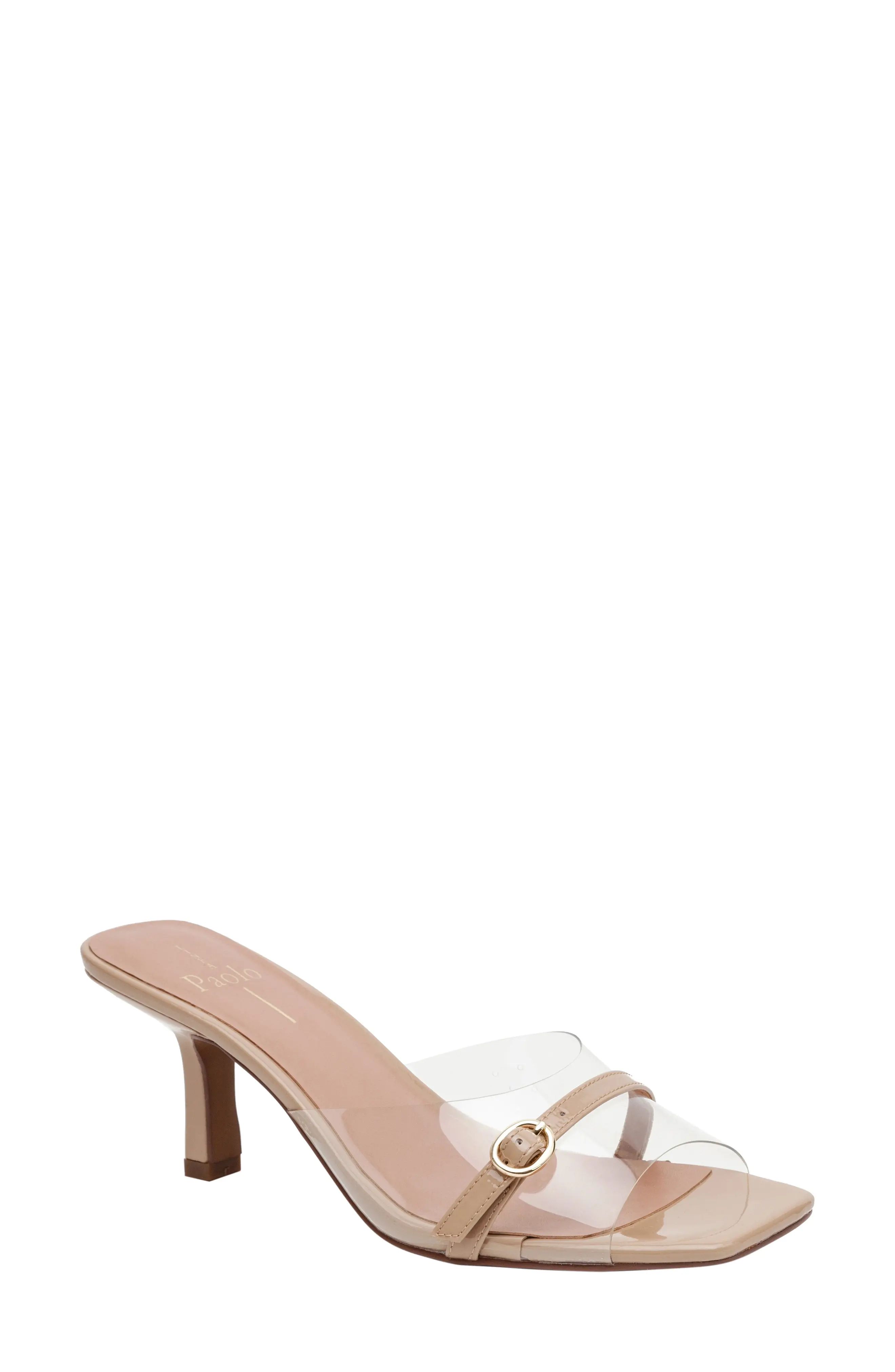 Linea Paolo Gillian Sandal in Clear/Maple Sugar at Nordstrom, Size 7.5 | Nordstrom