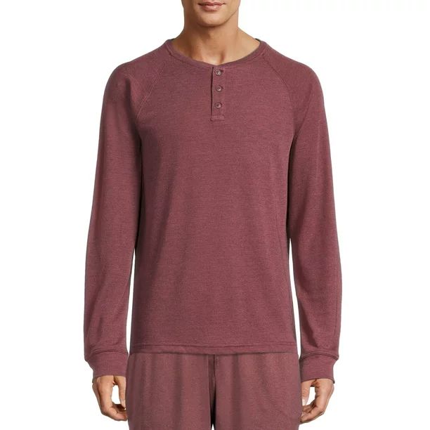 George Men's and Big Men's Long Sleeve Raglan Henley T-Shirt, Up to Size 5XL - Walmart.com | Walmart (US)