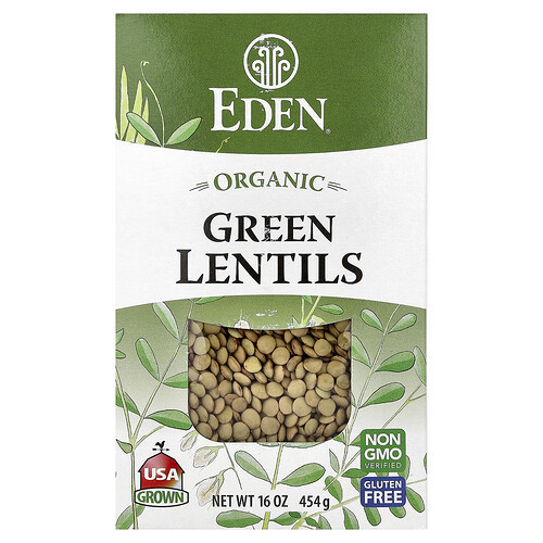 Eden Foods, Organic Green Lentils, 16 oz (454 g) | iHerb
