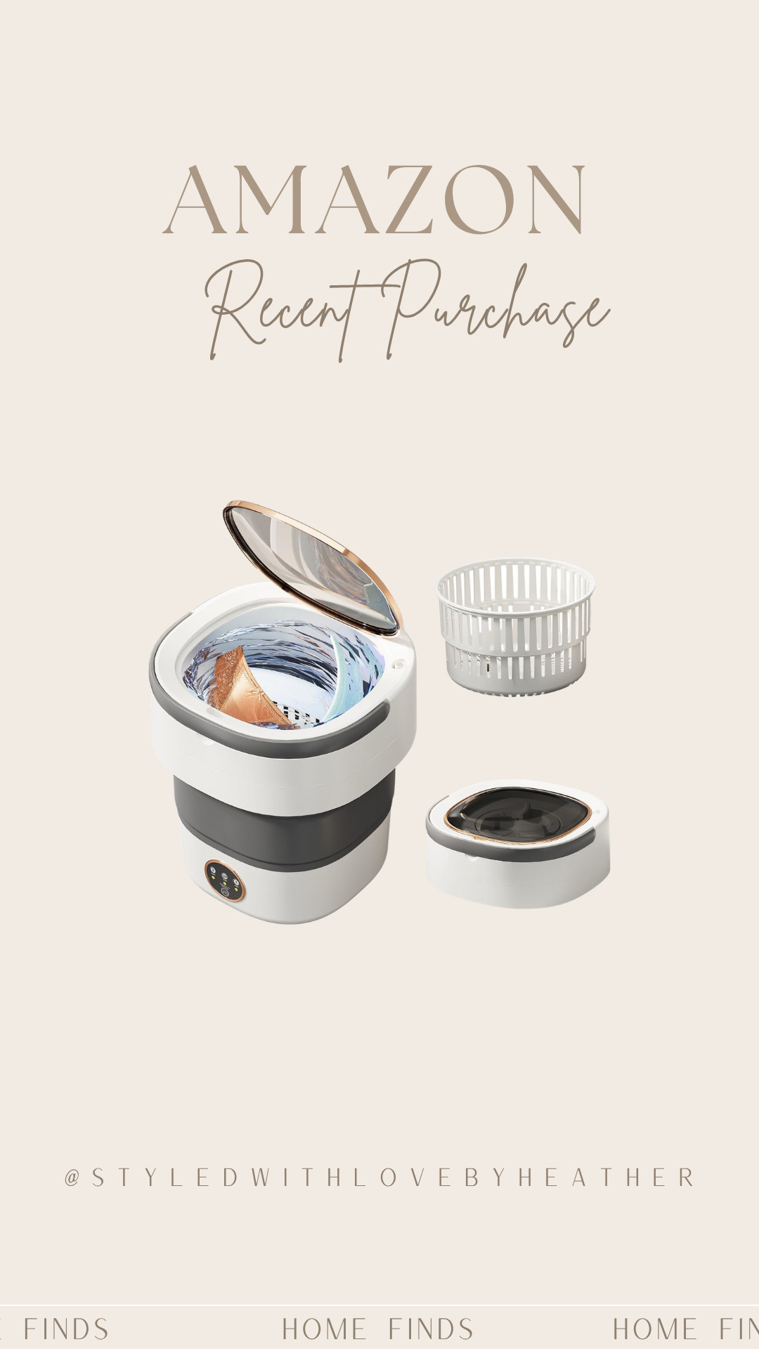 Amazon recent purchase 🫧✨
This mini washer is actually so useful—perfect for delicates, travel, and quick washes.
Compact, easy, and saves so much time 🤍
Linked in my LTK 💫

 

 #LTKmomlife #LTKHome #LTKTravel
