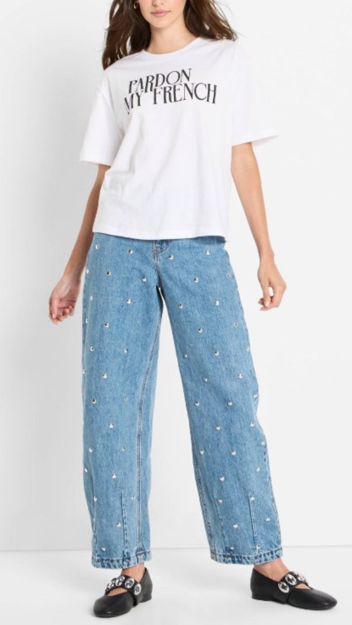 I found a studded pair of denim  for less!!! Perfect for the holidays! 

#LTKHoliday #LTKStyleTip #LTKParties