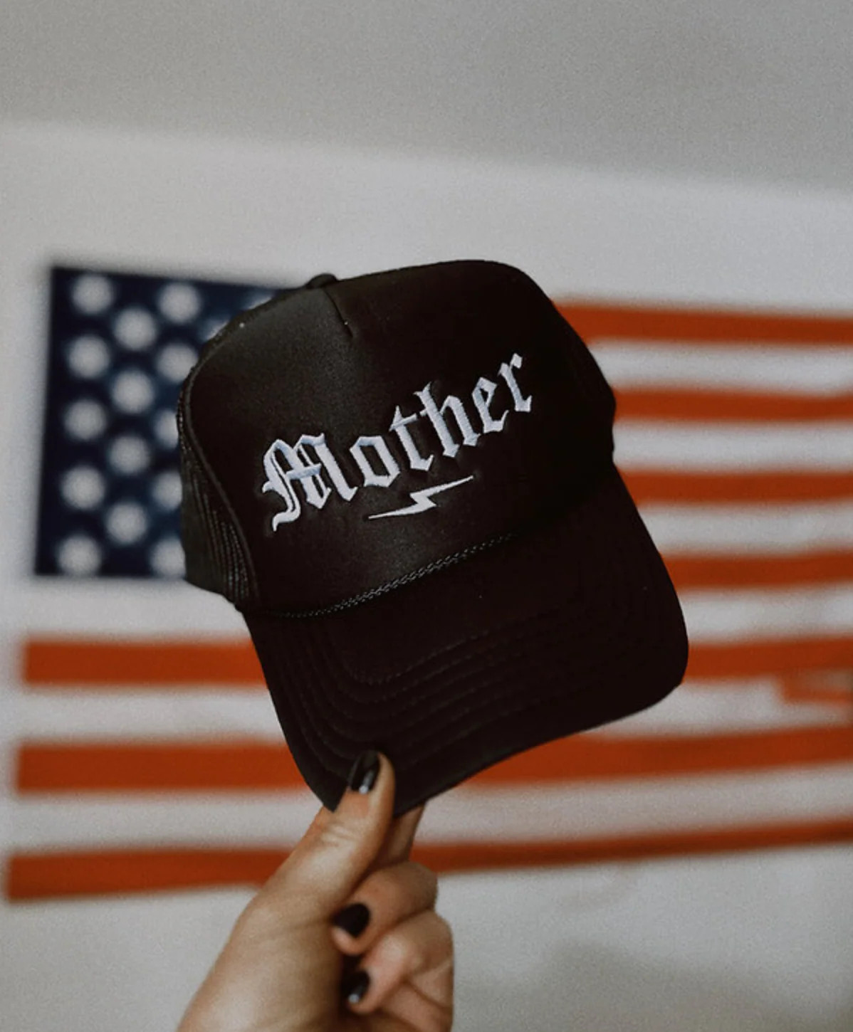 Mother Embroidered Trucker Hat | Slater Vintage
