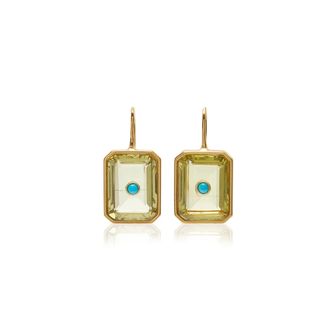 Tile Earrings, Pineapple | The Avenue