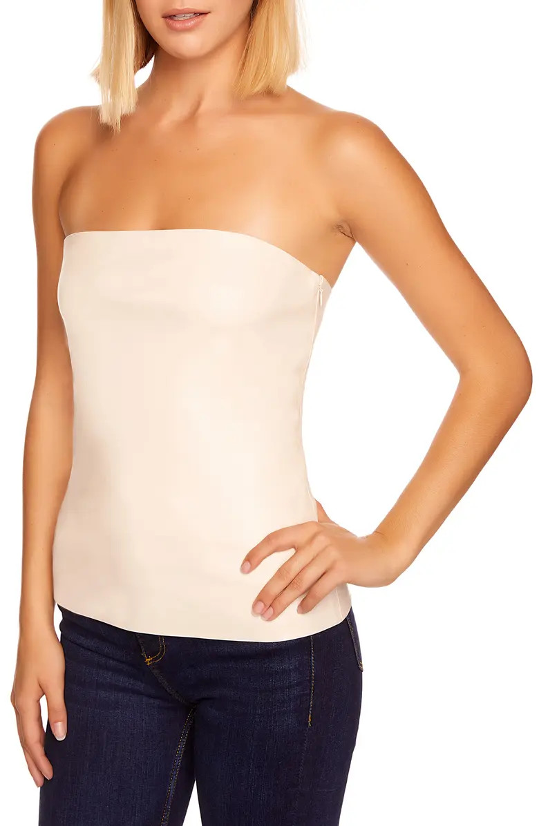 Susana Monaco Faux Leather Tube Top | Nordstrom | Nordstrom