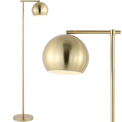 58.5" Eva Modern Contemporary Iron LED Floor Lamp Brass Gold (Includes LED Light Bulb) - JONATHAN... | Target