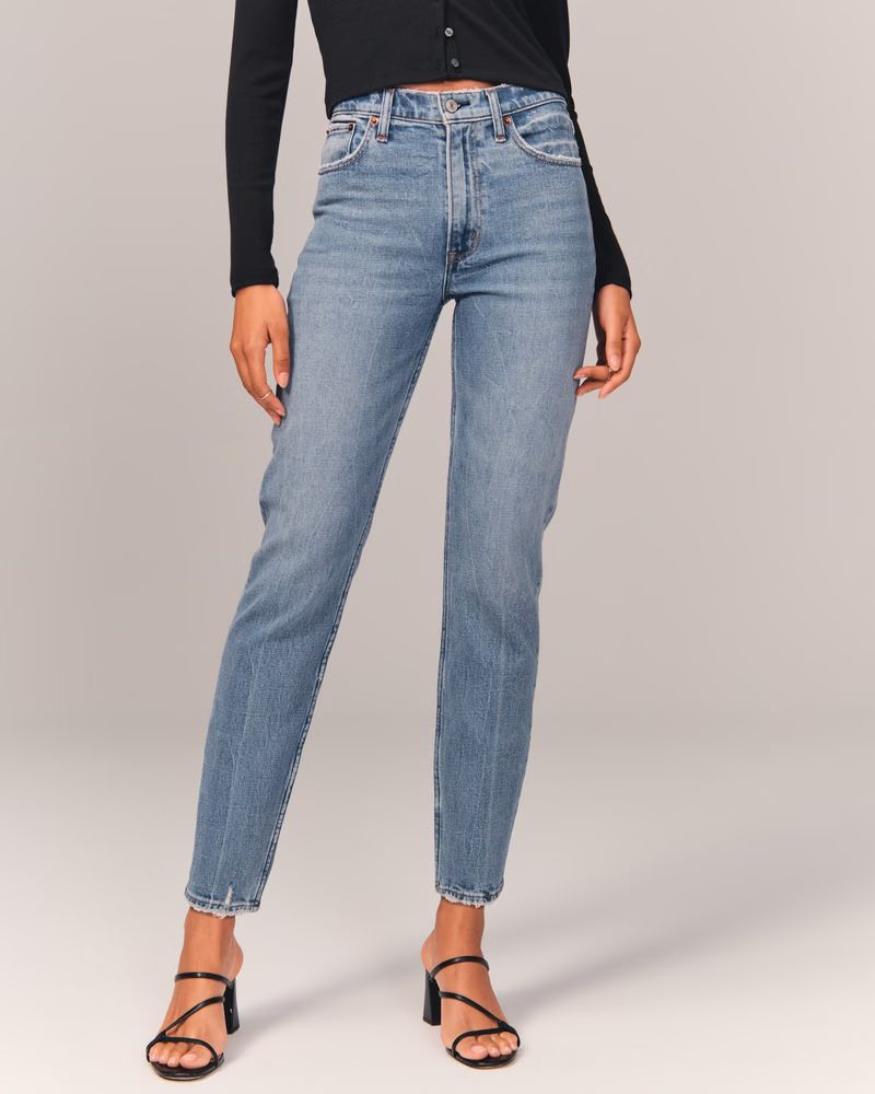 High Rise Mom Jean | Abercrombie & Fitch (US)