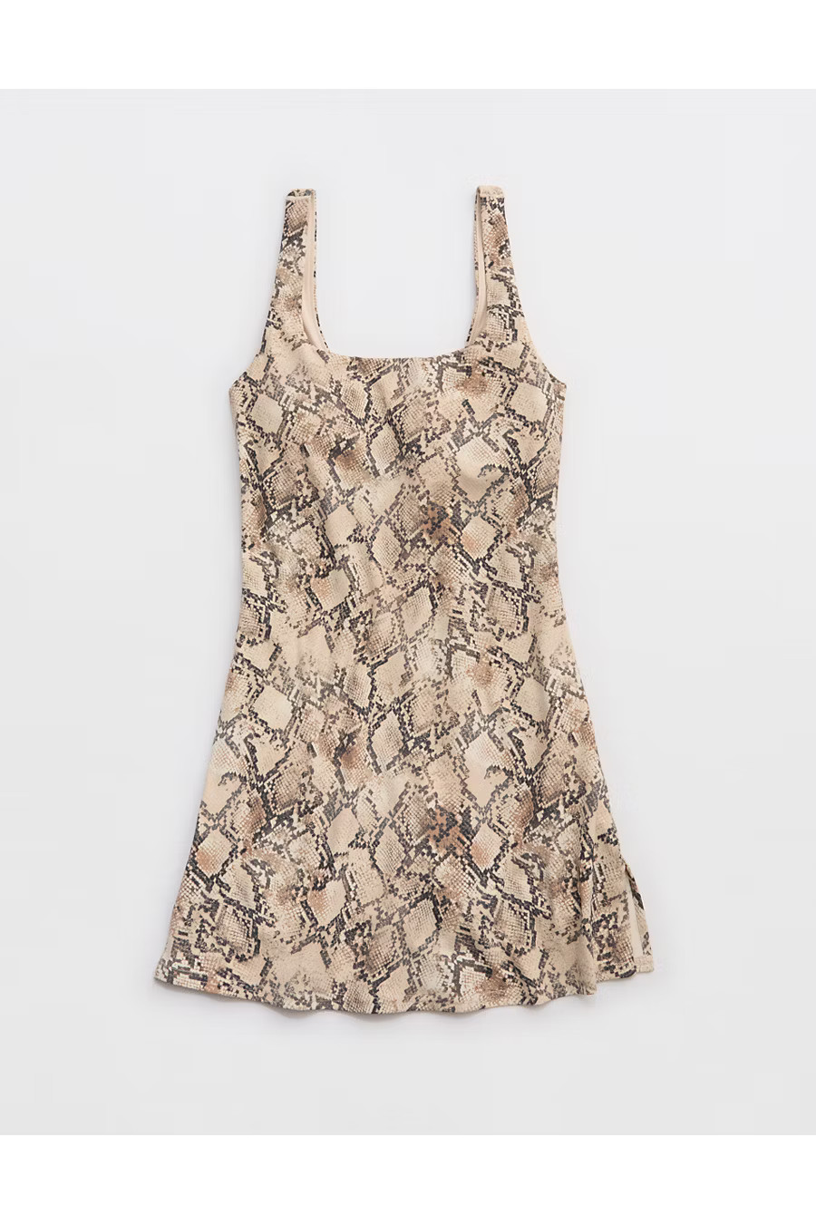 OFFLINE By Aerie Real Me XTRA Scoop Neck Dress Women's Cake Batter M | Aerie