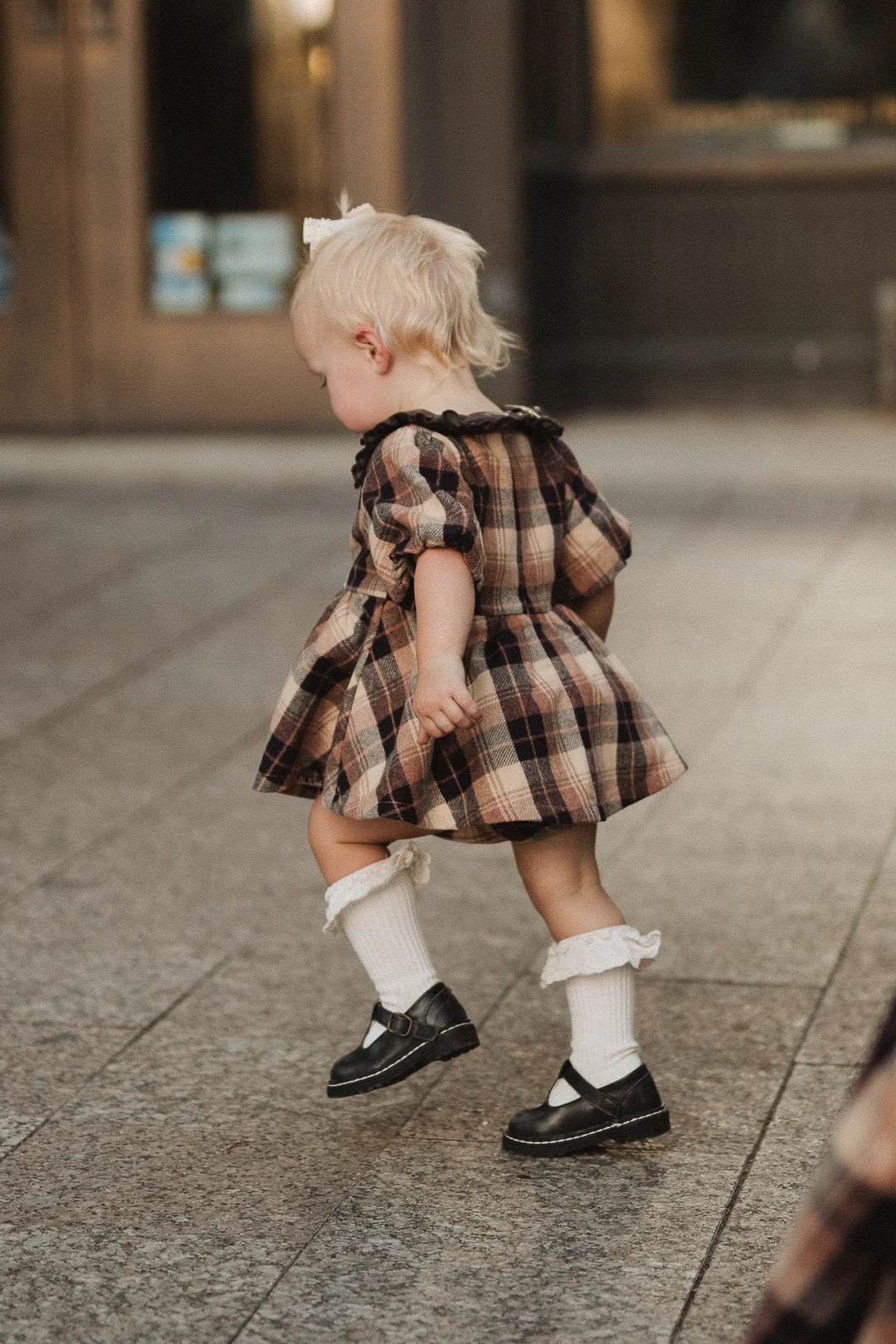 Baby Celine Dress Set in Plaid | Ivy City Co