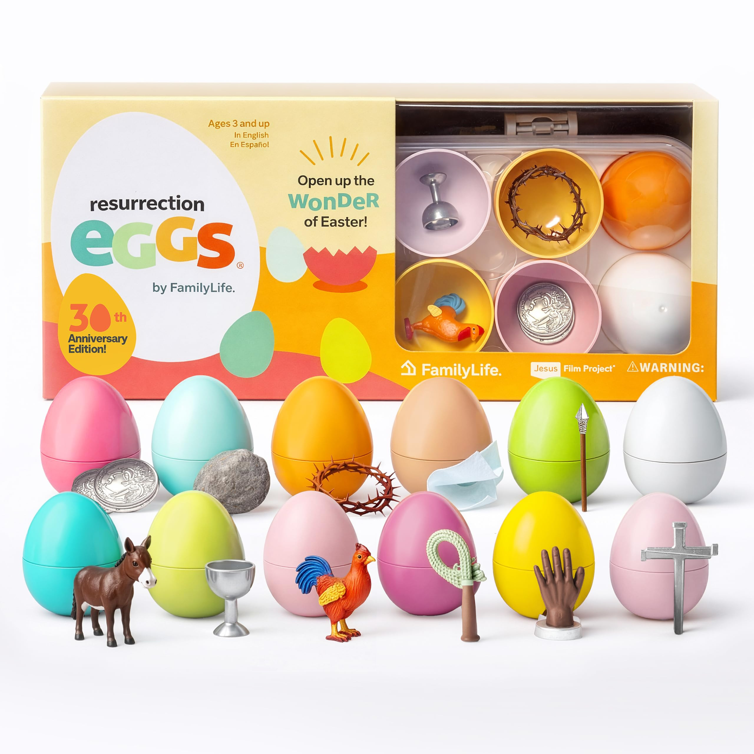 FAMILYLIFE Resurrection Eggs 30th Anniversary Edition – 12-Piece Set with Booklet & Religious F... | Amazon (US)