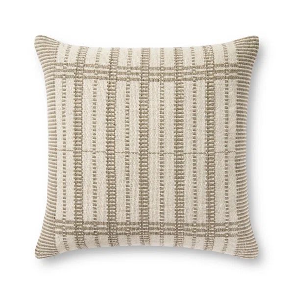 Magnolia Home By Joanna Gaines X Loloi Marion Sage / Beige Pillow | Wayfair North America