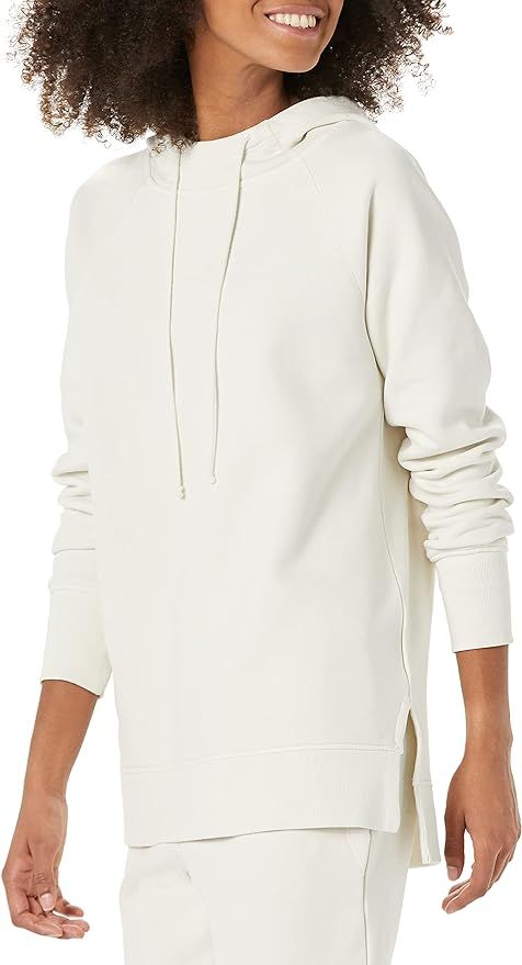 Goodthreads Women's Heritage Fleece Long Sleeve Hooded Tunic Sweatshirt | Amazon (US)