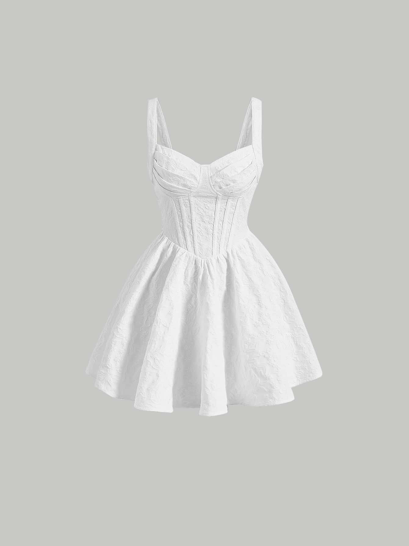 SHEIN MOD Jacquard Cami Dress | SHEIN