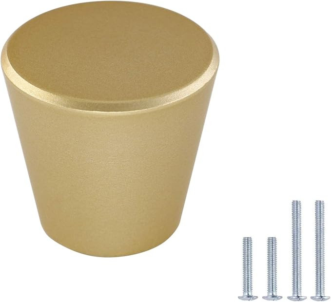 25 Pack Kitchen Cabinet Knobs Brushed Brass Cabinet Knobs - LONTAN Decorative Kitchen Cabinet Har... | Amazon (US)