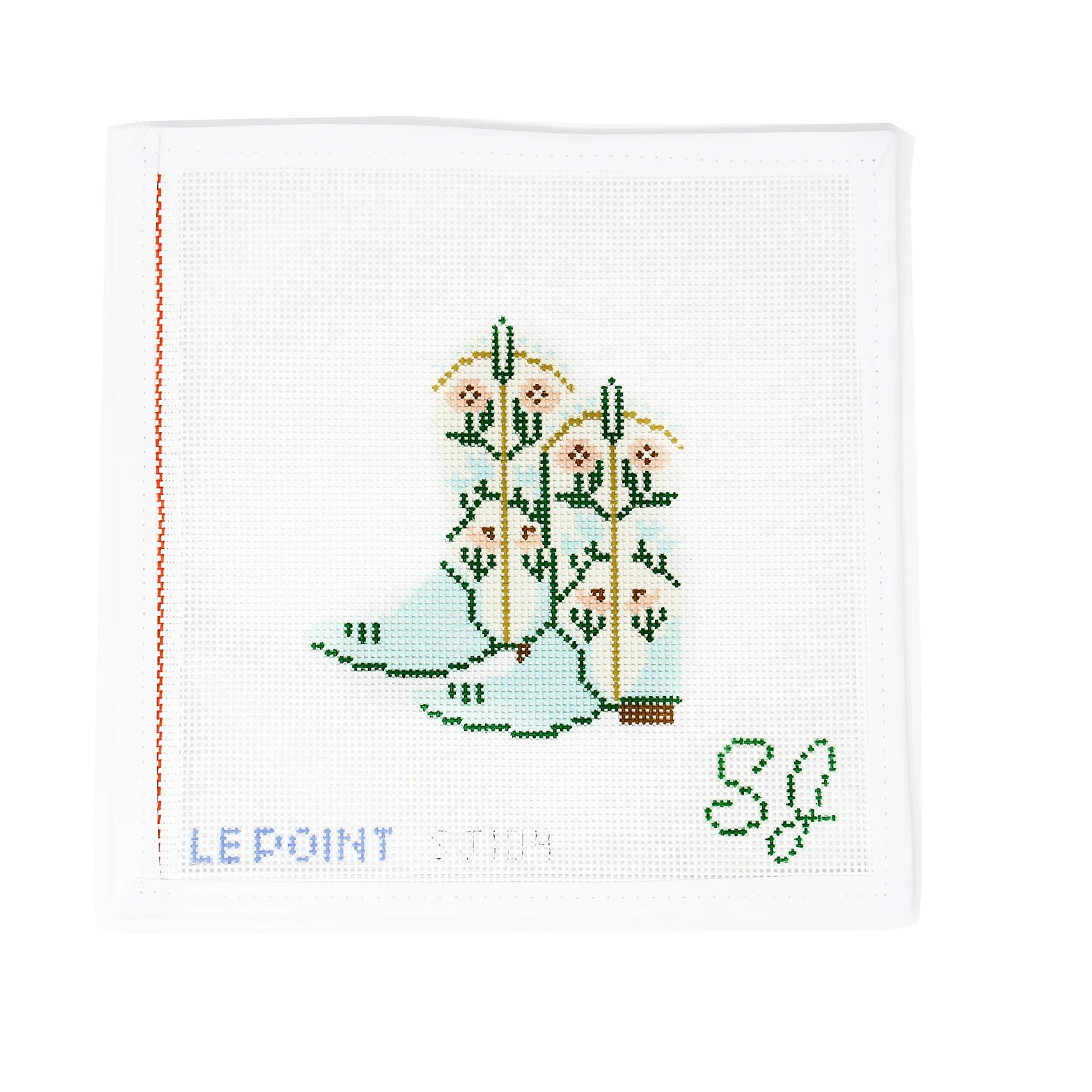Petite Floral Boots | Greystone Needlepoint