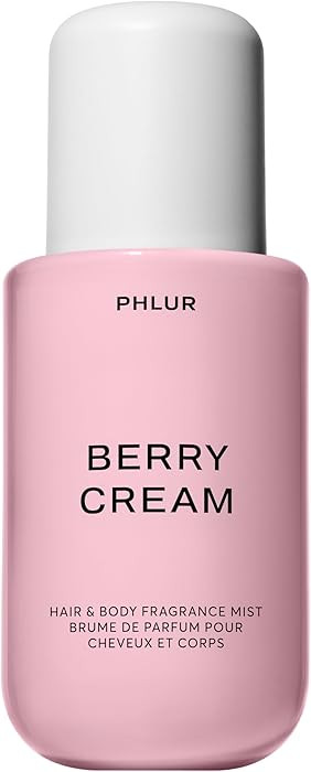 PHLUR Berry Cream Body Mist, 8 Fl Oz - Hair and Body Perfume for Women, Sweet Berries & Vanilla P... | Amazon (US)