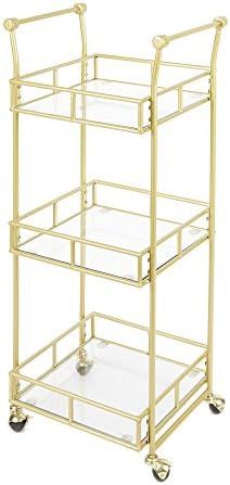 Silverwood Collier 3-Tier Square Bar Cart | Amazon (US)